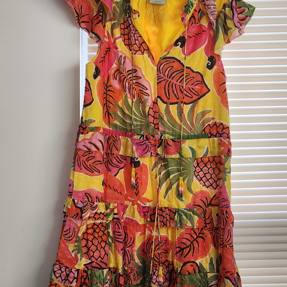 FARM Rio Vibrant Tropical Mini Dress